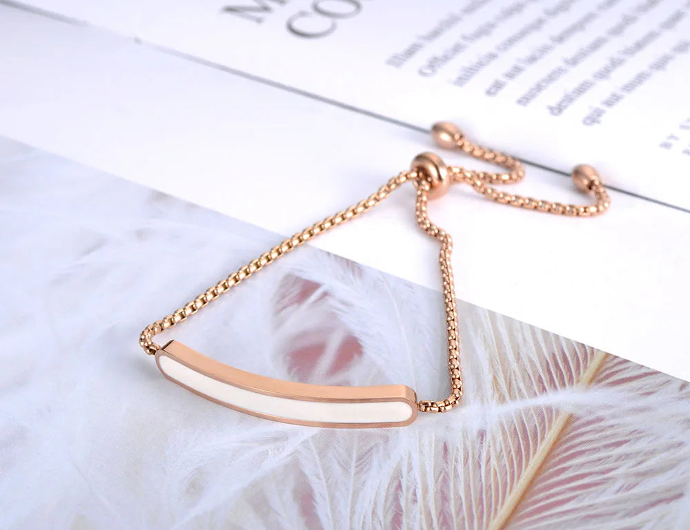 Gold Plated Adjustable Chain & Link Bracelet Gold Plated Adjustable Chain & Link Bracelet